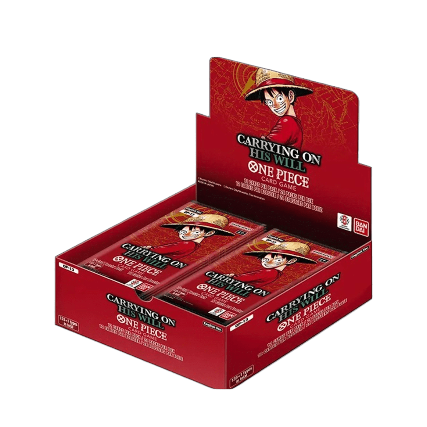 One Piece TCG OP-13 Carrying His Will booster box (English edition)